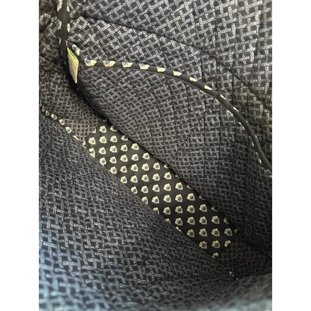 Vera Bradley Vintage Nantucket Navy Quilted Messenger Crossbody Laptop Bag